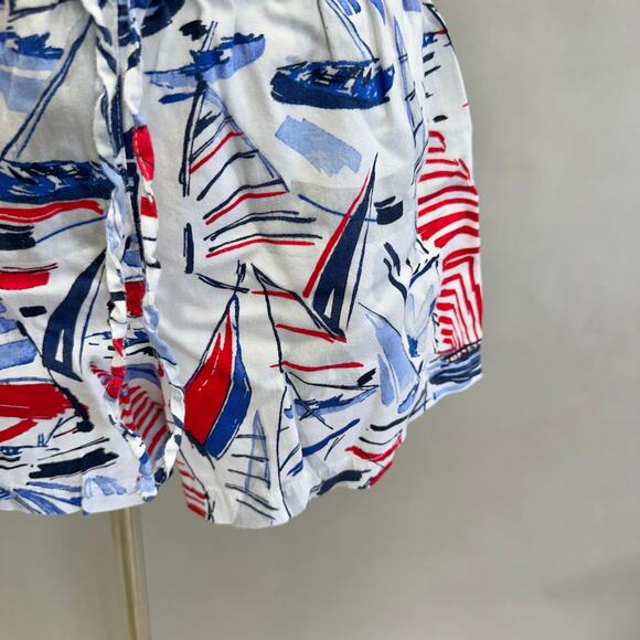 Lauren Ralph Lauren sailboat cotton short sleeve top/shorts pajama set Medium - Picture 10 of 15